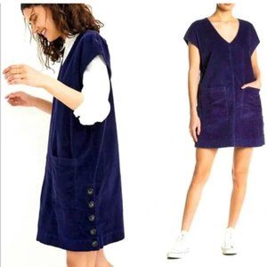 Madewell Corduroy Jumper Dress Large NWT
